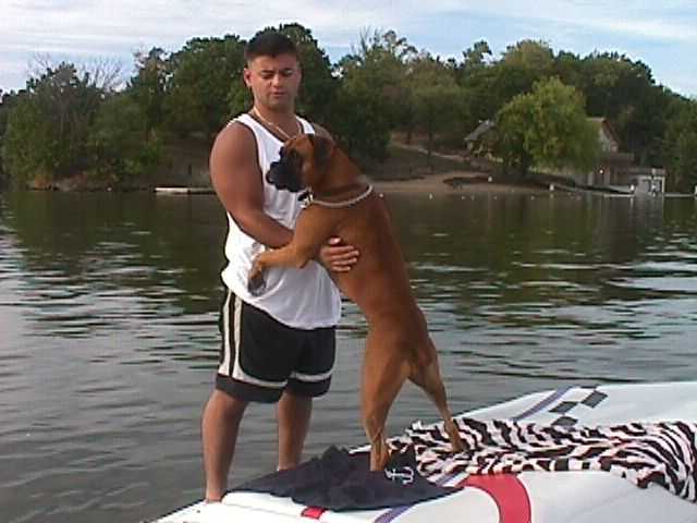 Hanging with my friend