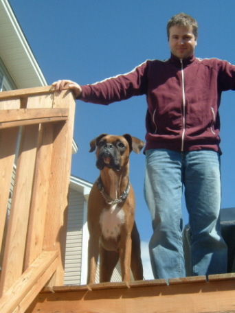 Harley and his dad...