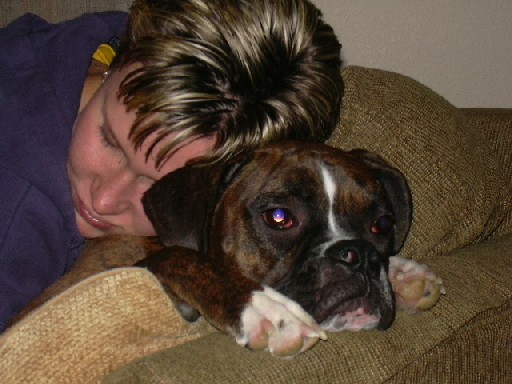 He doubles as a pillow!