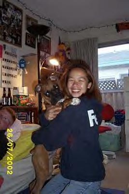 He gives such great hugs!