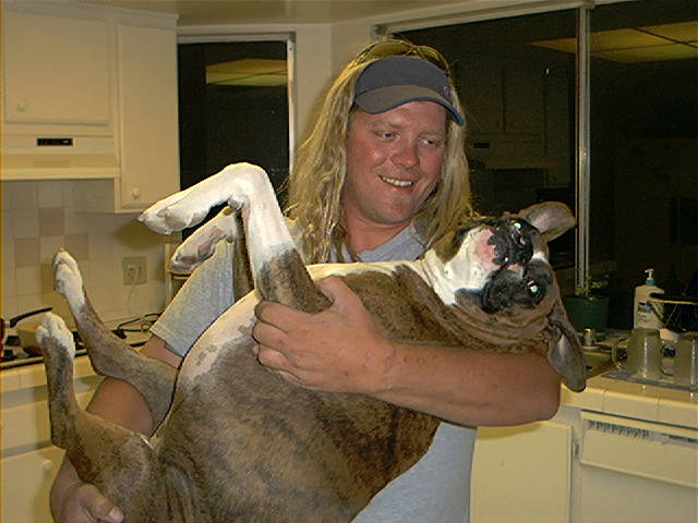Help...Dad picked me up like a baby