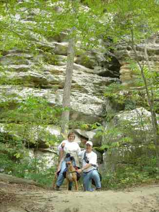 Hiking southern Illinois