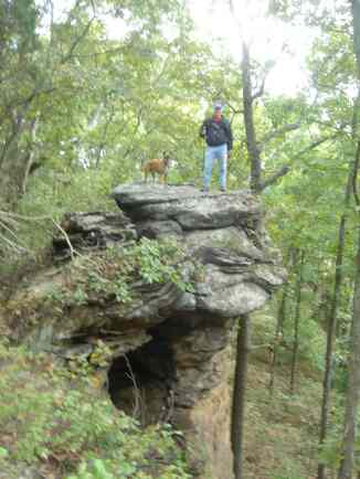 Hiking southern Illinois