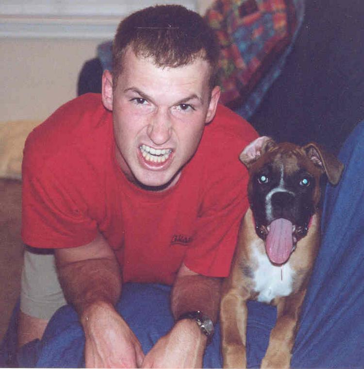 I dont know which one is scarier, the dog or the boy