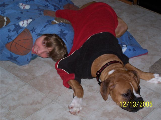 I'll just sleep on him!
