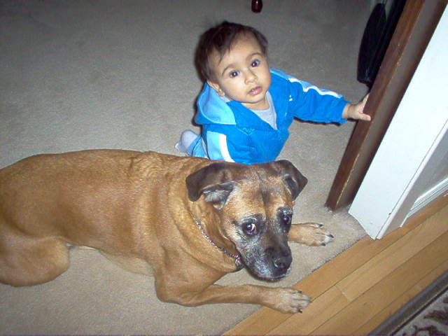 Isis with my Nephew