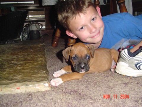 Izzy and her big brother