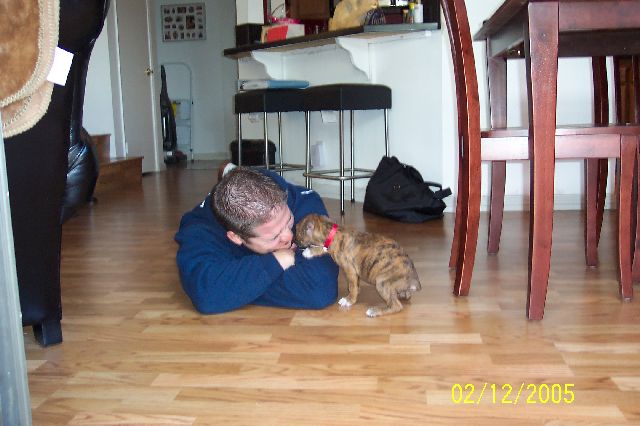 Jade and Daddy on her first day!