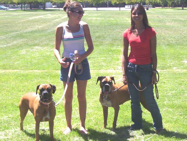 Jenni & Janet w/the kids
