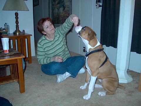 Joey and Grandmom