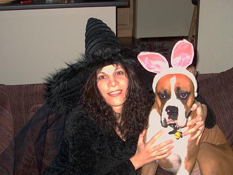 Joey & Raven on Halloween