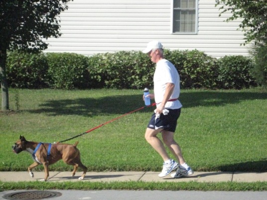 Jogging with Dad