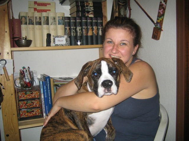 Koda and mom