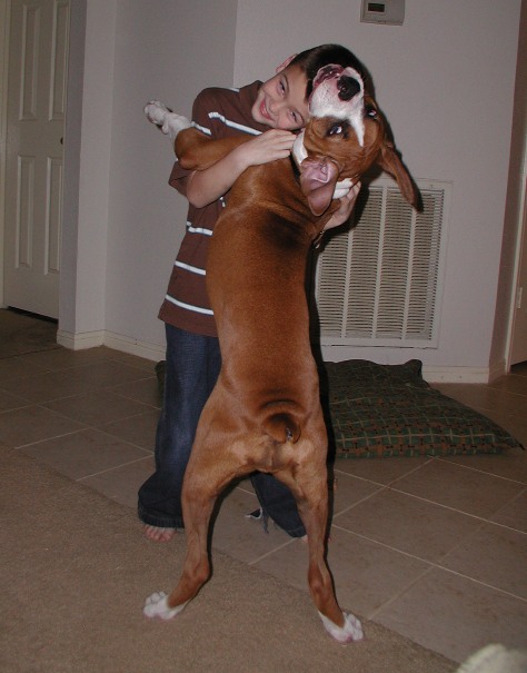 Layla and Max dancing.....well, wrestling.