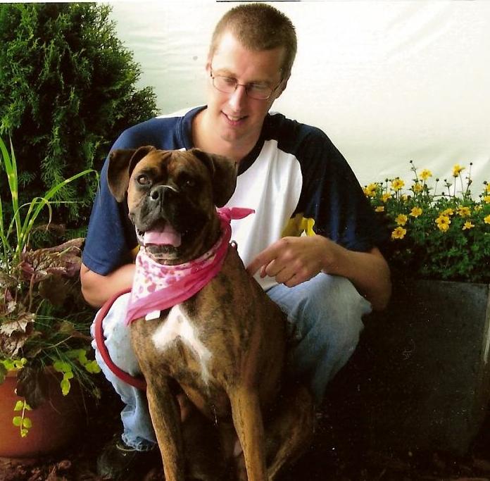 lucy and here dad getting picture done