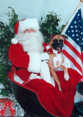 Maggie & Santa