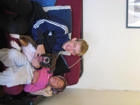 Magoo with his aunt and uncle