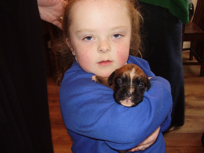 My Daughter and our puppy