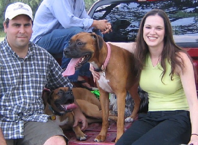 My Family - Brett, Conner, Tess and me