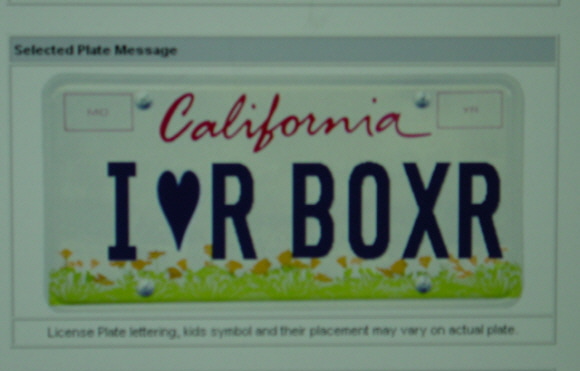 My new plate