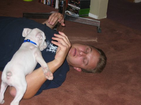 Nube fighting with Dad!