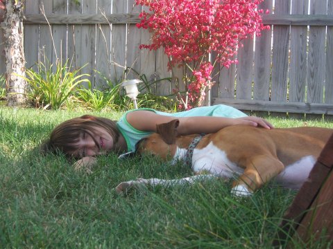 Odie_loves_Michaela