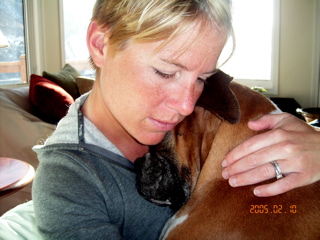 peanut and her mommy