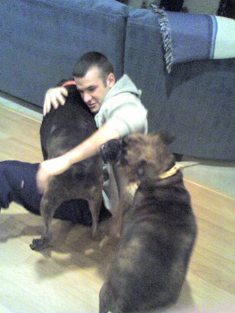 Playing with Uncle Aaron