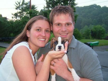 Proud new parents