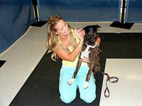 Puppy school graduation.