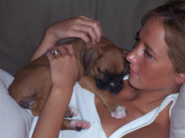 Reef with her mom