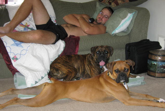 Resting w/ Dad