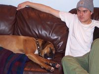 Robert & Elvis Relaxing