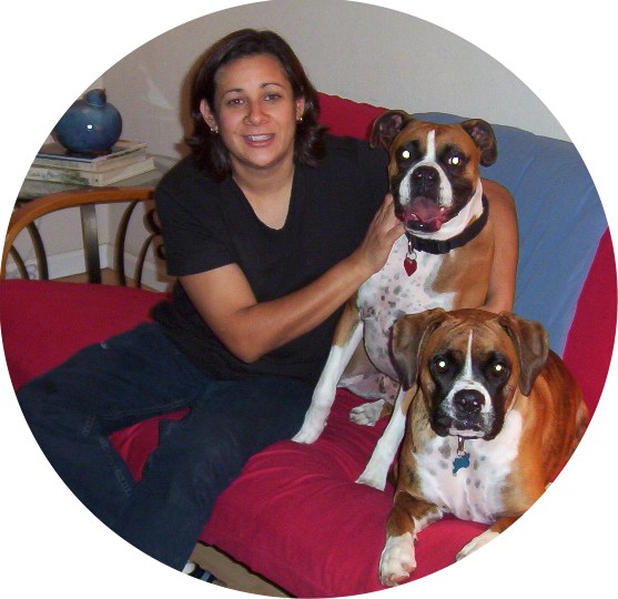 Roxanna and pups.