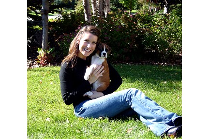 Roxie & Her Mommy in Front Yard