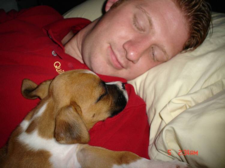 Roxy and her daddy