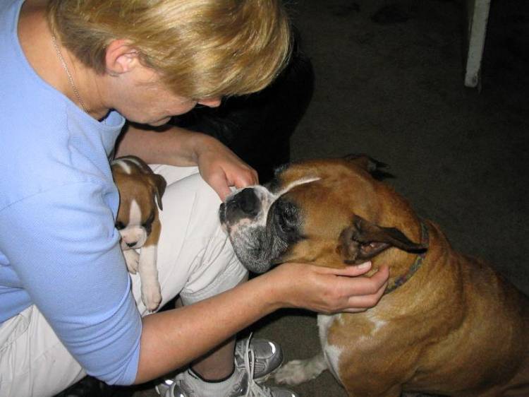 Rudy and his Mom Sophie