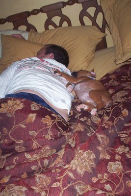 Rudy_and_Daddy_BW