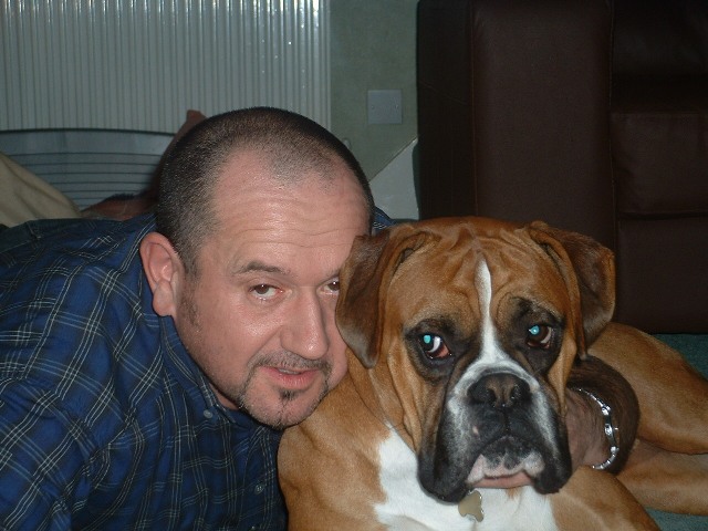 Rusty and his dad.