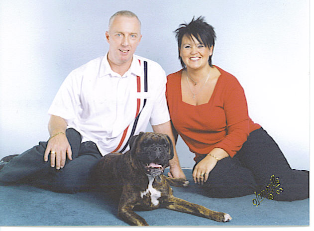 Saffron with her Mummy & Daddy