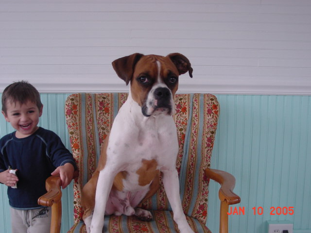 Silas and his chair