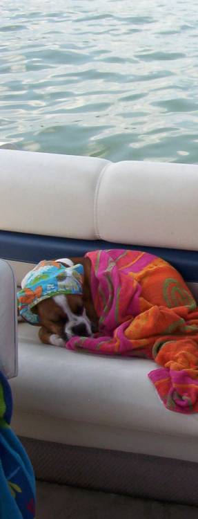 Sleeping On The Boat