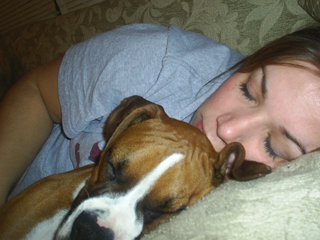 Sleeping with Mom