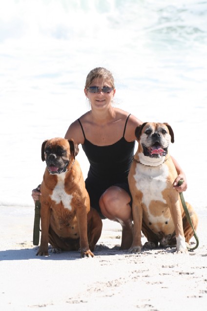 Spring day at the beach
