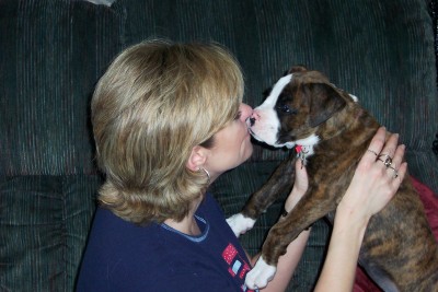 sweet kisses from Roxie