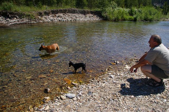 Swimmin!