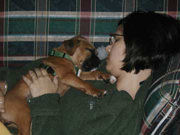 Takin a nap Peach 9wks