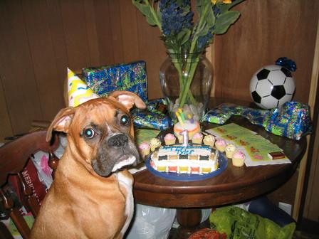 Tyler's first bday!