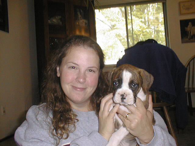With my new mama.
