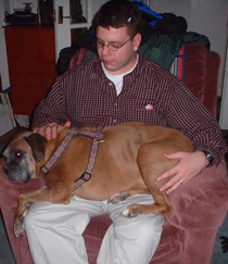 Woof and his buddy, Bill.